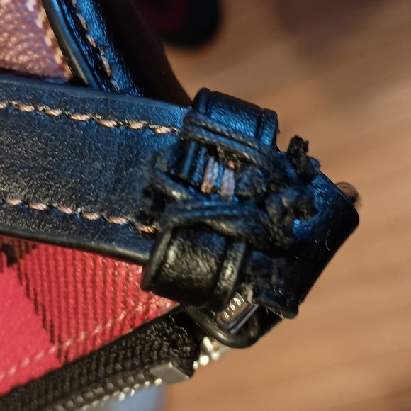 Coach Rowan File Bag With Tartan Plaid Print - Picture 10 of 11